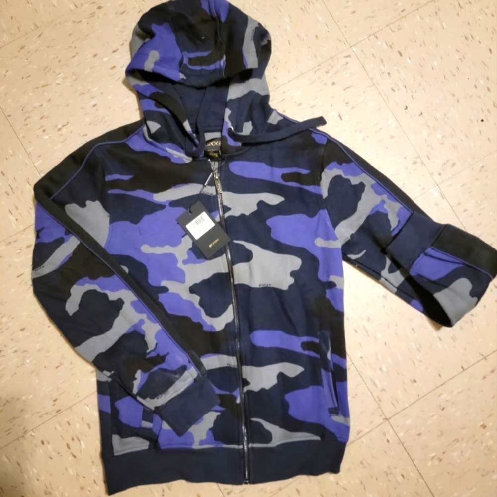 Brand New Bespoke Camo Hoodie sz. Sm